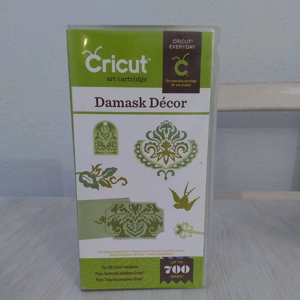 Cricut Damask Decor